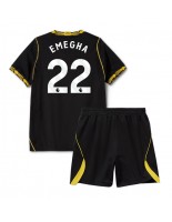 Chelsea Emmanuel Emegha #22 Venkovní dres pro děti 2026-27 Krátký Rukáv (+ trenýrky)